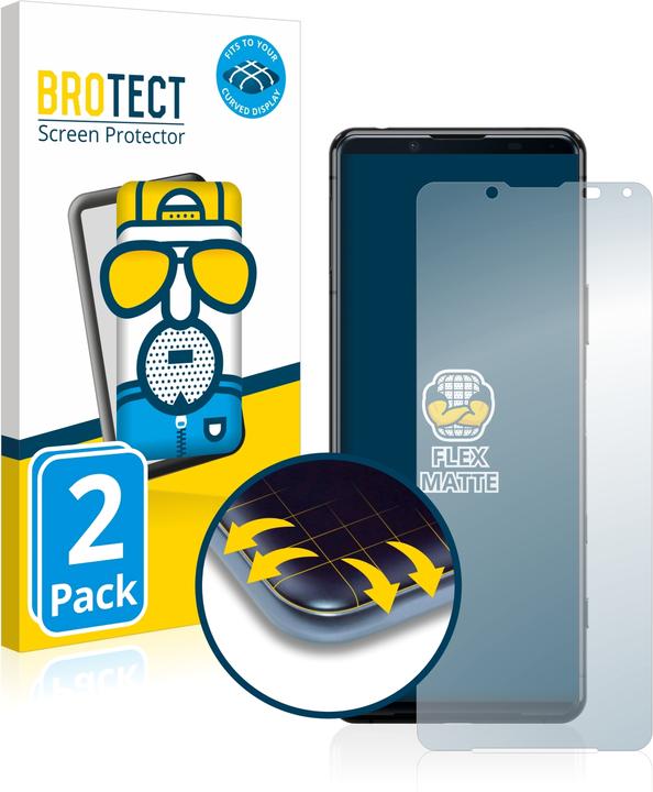 Immagine prodotto BROTECT Full-Cover Pellicola Opaca (2 Pezzo/i, Sony Xperia 5 II)