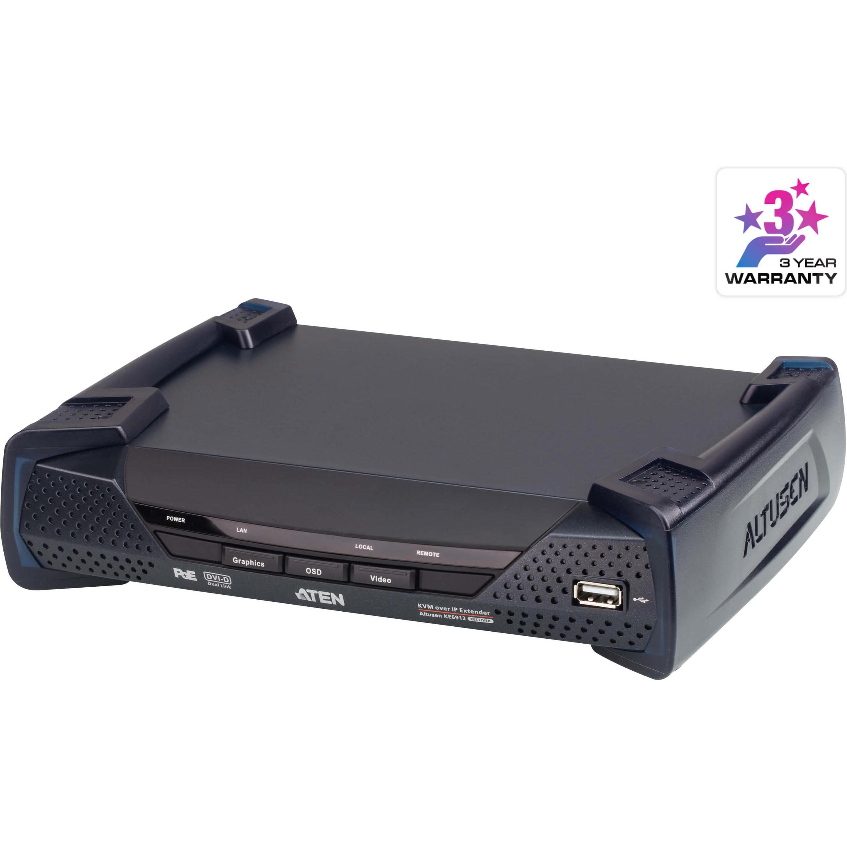 Aten Nero Estensore Kvm, Dvi, Switch Kvm,