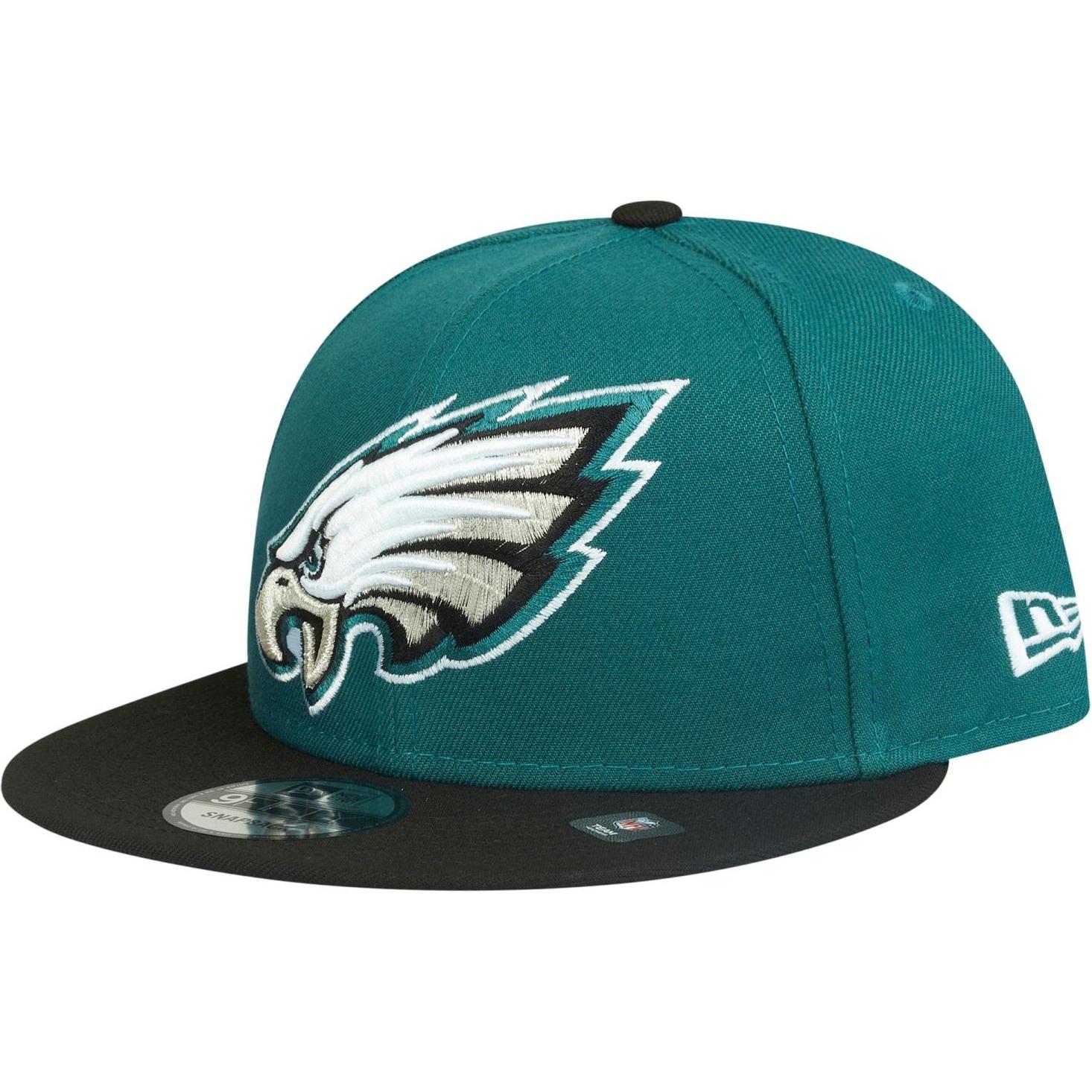 Thumbnail - New Era, Herren, Cap, 9Fifty Logo Philadelphia Eagles, Grün