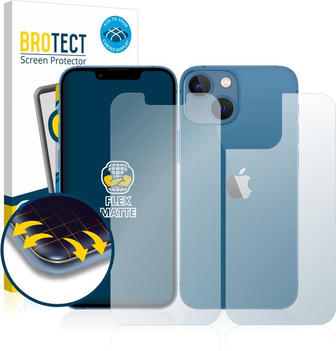 BROTECT Full-Cover Protector Matte (2 Piece, Apple iPhone 13 mini)