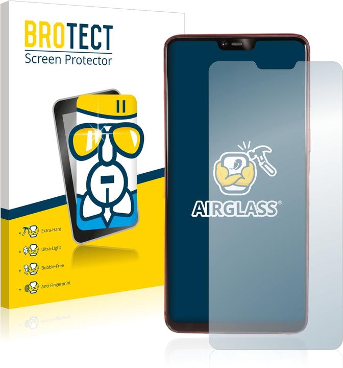 Produktbild BROTECT AirGlass Panzerglasfolie (1 Stk., Oppo R15 Pro)