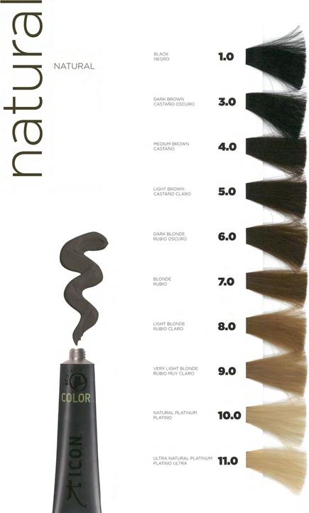 Immagine prodotto I.C.O.N. ECOTECH COLOR colore naturale #3.0 marrone scuro 60 ml (3.0)