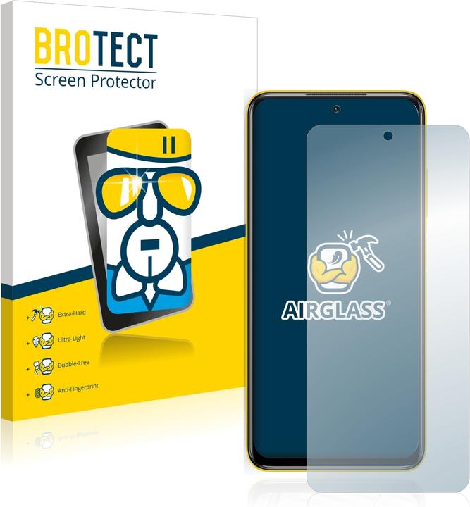 Actual product image BROTECT AirGlass Glass (1 pcs., Xiaomi Poco M3 Pro 5G)