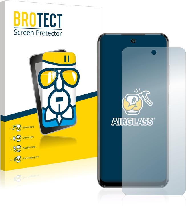 Produktbild BROTECT AirGlass Panzerglasfolie (1 Stück, Xiaomi Redmi Note 10T 5G)