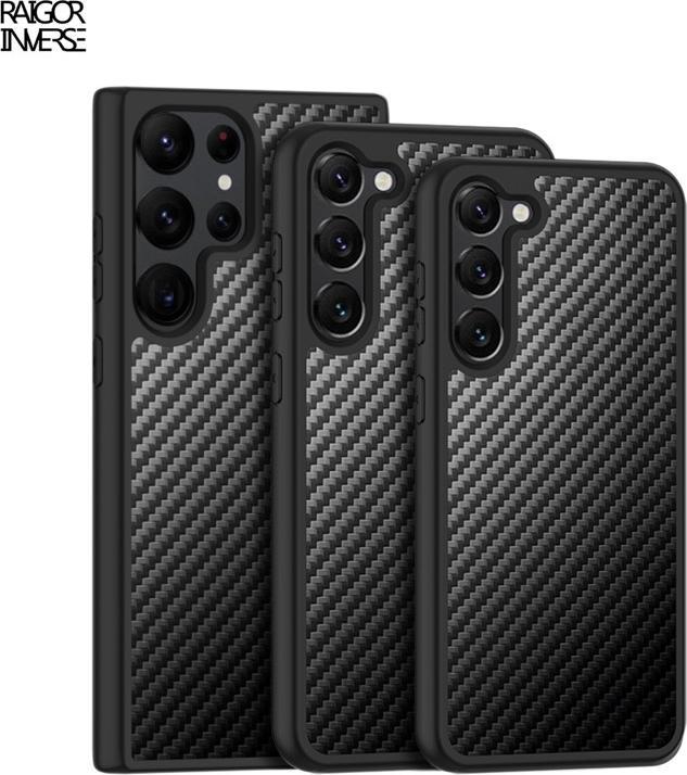 Produktbild Raigor Inverse Samsung Galaxy S25 - Raigor Scott Series Case Black Carbon (Samsung Galaxy S25)