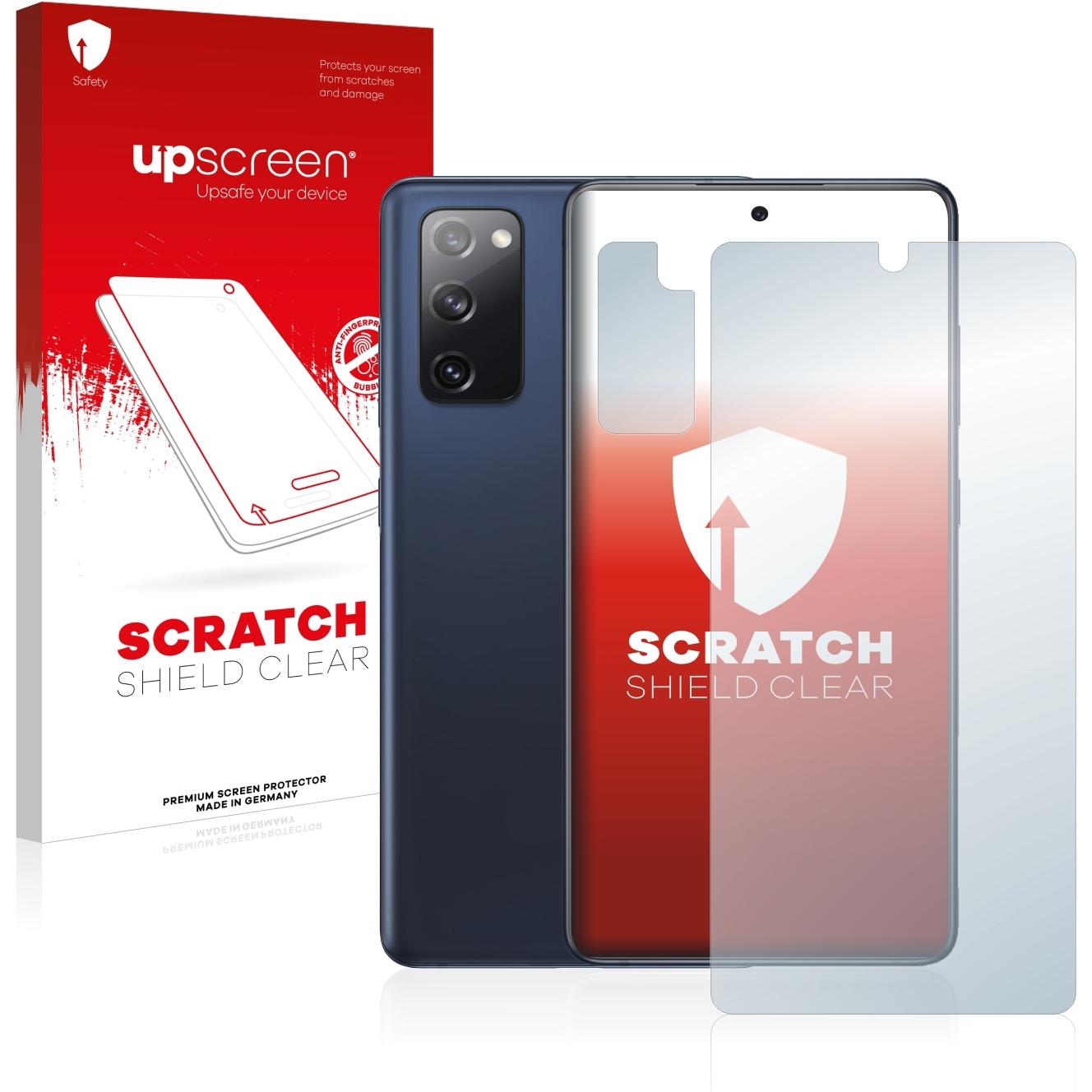 upscreen Scratch Shield Displayschutz (1 Stück, Samsung Galaxy S20 FE 5G), Smartphone Schutzfolie, Transparent
