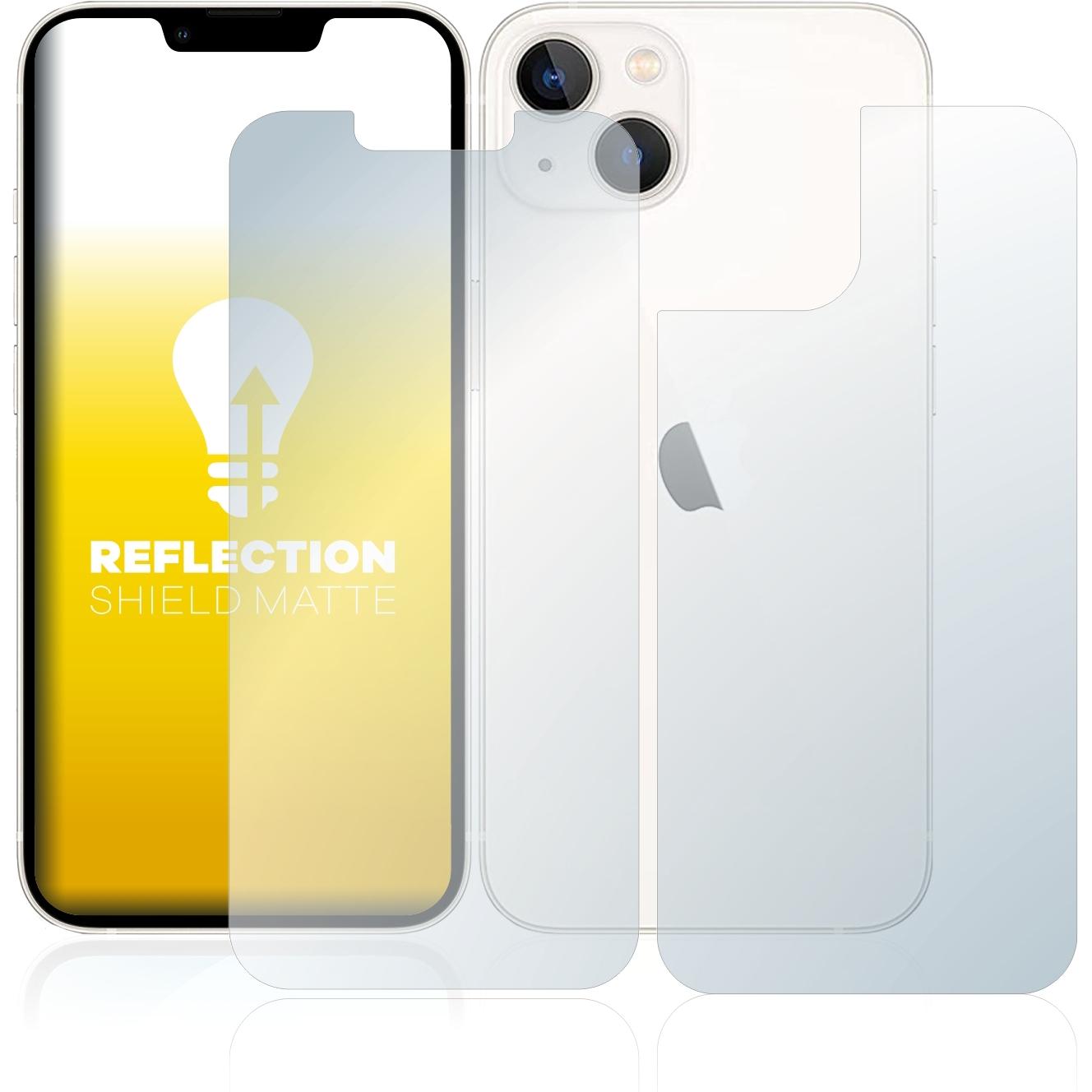 Thumbnail - upscreen Reflection Shield Displayschutz Matt (1 Stück, Apple iPhone 13), Smartphone Schutzfolie, Grau
