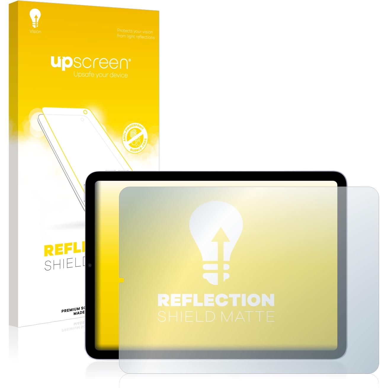 upscreen Reflection Shield Displayschutz Matt (1 Stück, IPad Air 5 WiFi 2022 (5. Generation)), Tablet Schutzfolie