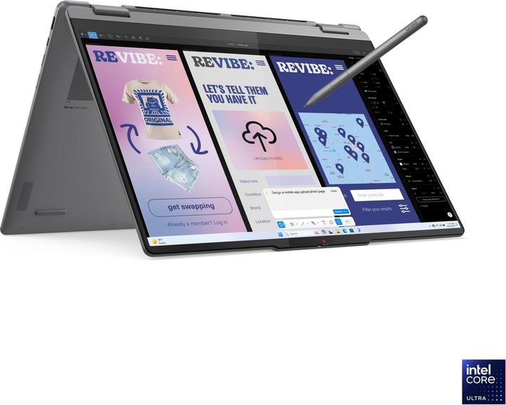 Actual product image Lenovo Yoga 7 2-in-1 OLED Copilot+ PC (16", 1000 GB, 32 GB, English-international, Intel Core Ultra 7 258V)