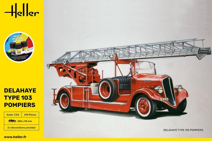 Produktbild Heller STARTER KIT Delahaye Type 103 Pompiers