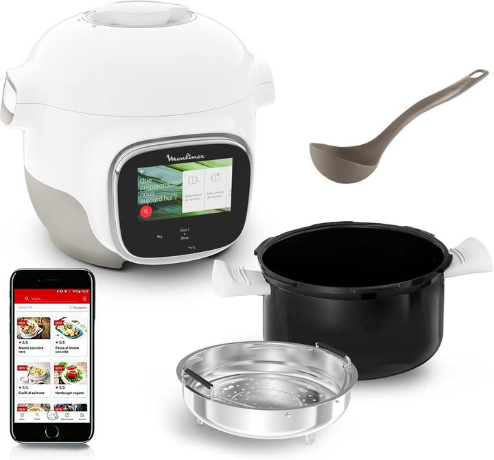 Immagine prodotto Moulinex Multicucina intelligente con touchscreen, Wi-Fi, ricette integrate e guida passo-passo