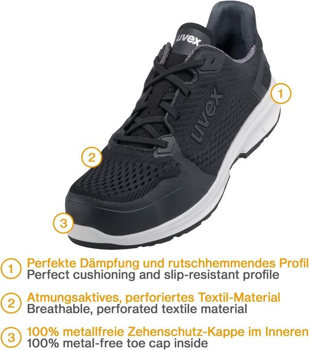 Produktbild Uvex Safety Sicherheitshalbschuh (S1, 44)