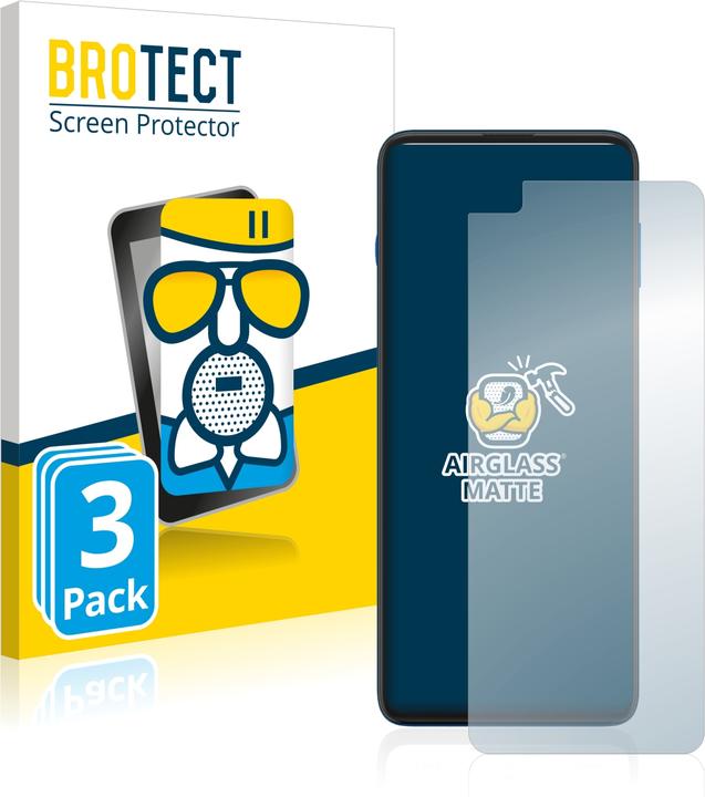 Produktbild BROTECT AirGlass Panzerglasfolie Matt (3 Stück, Motorola Moto G100)