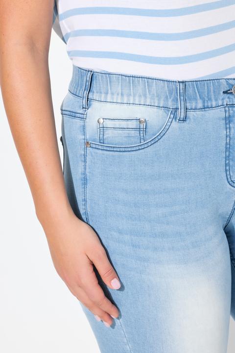 Immagine prodotto Ulla Popken Jeans modello Sarah in tessuto elasticizzato con taglio della gamba aderente e cinque tasche (56)