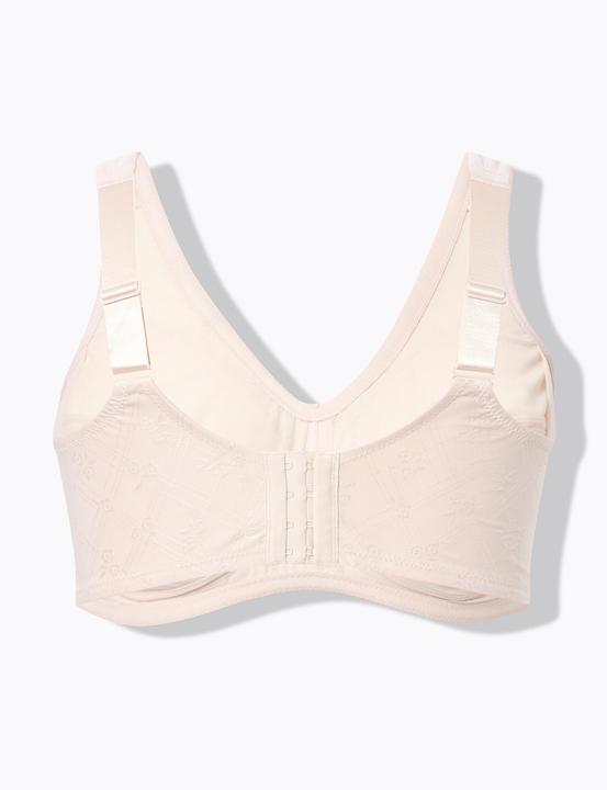 Actual product image Ulla Popken Kelly Tonal Jacquard Support Bra (130 E)