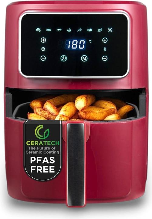 Produktbild Bergner Heissluft-Fritteuse 6.9 l 1800 W Rot