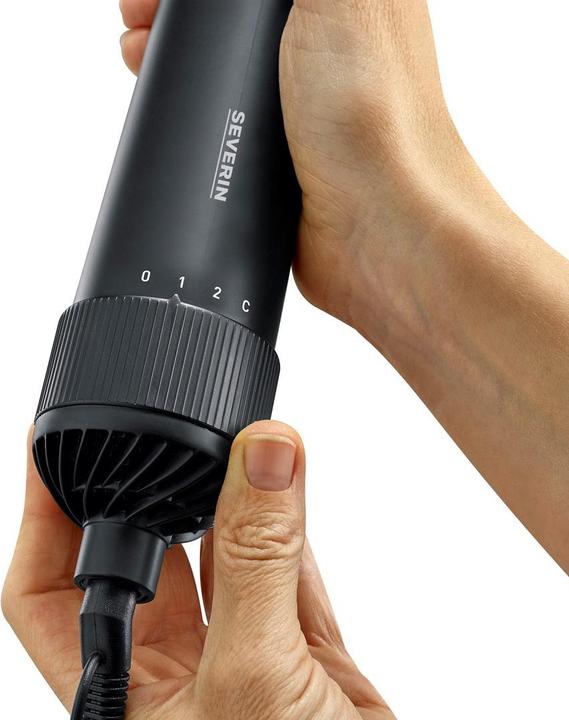 Actual product image Severin SEV Warmluftbürste anthrazit
