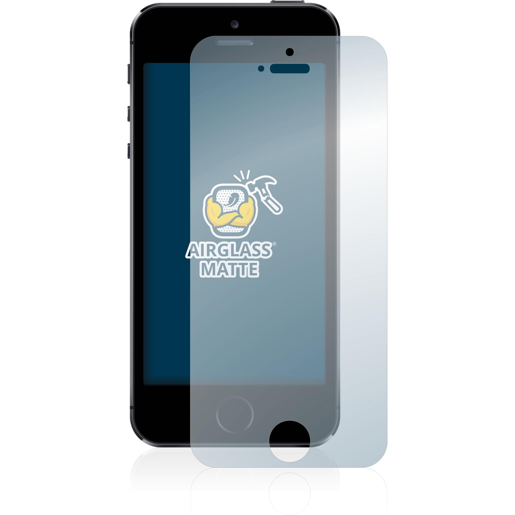 Thumbnail - BROTECT AirGlass Panzerglasfolie Matt (1 Stück, Apple iPhone 5s), Smartphone Schutzfolie, Grau