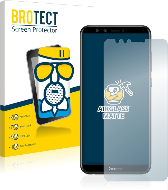 Actual product image BROTECT AirGlass Glass Matte (1 Piece, Honor 9 Lite)