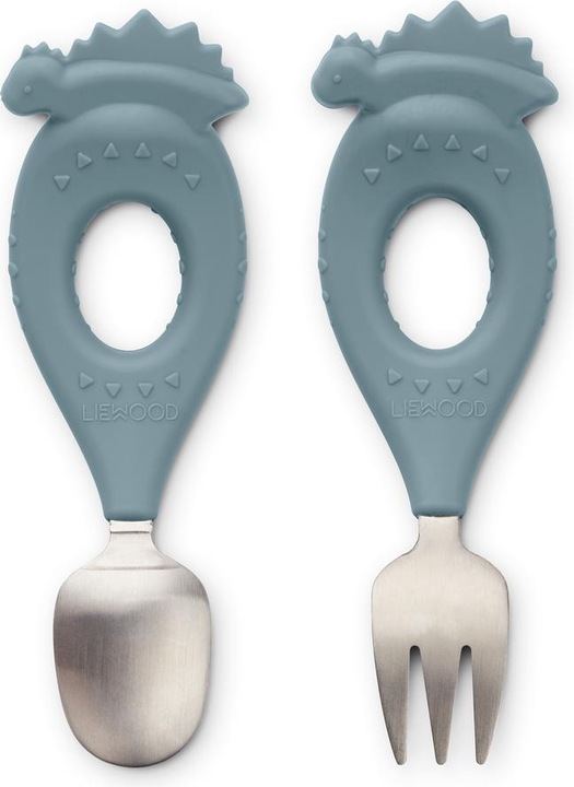 Immagine prodotto Liewood Stanley Baby Set di posate Dino Whale Blu