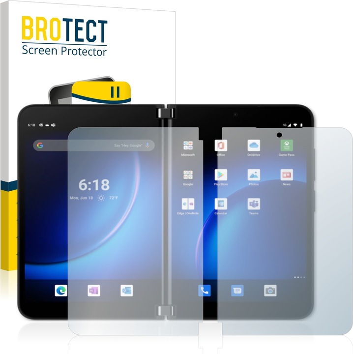 Produktbild BROTECT AirGlass Panzerglasfolie Matt (1 Stück, Microsoft Surface Duo 2)