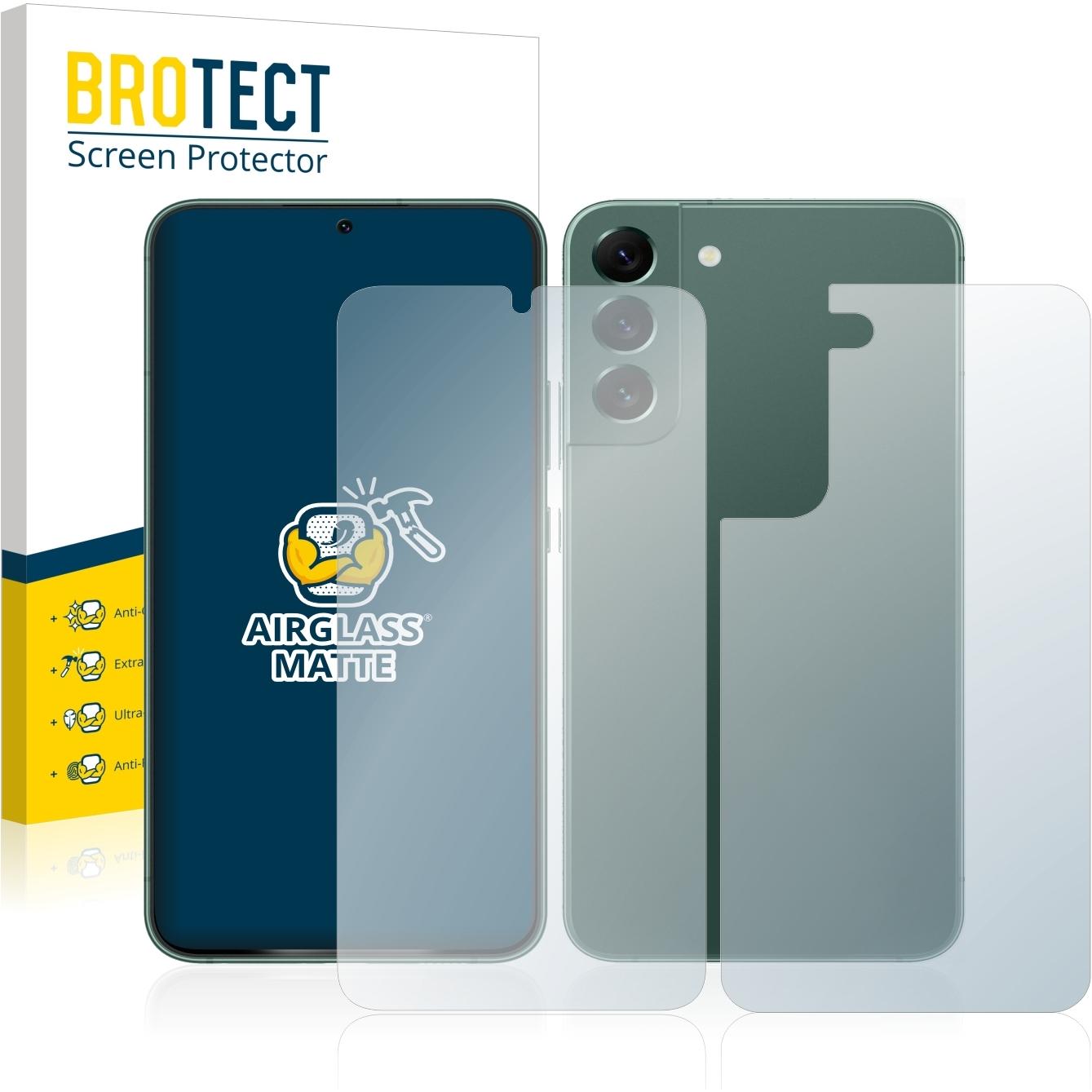 Thumbnail - BROTECT AirGlass Panzerglasfolie Matt (1 Stück, Samsung Galaxy S21), Smartphone Schutzfolie, Grau