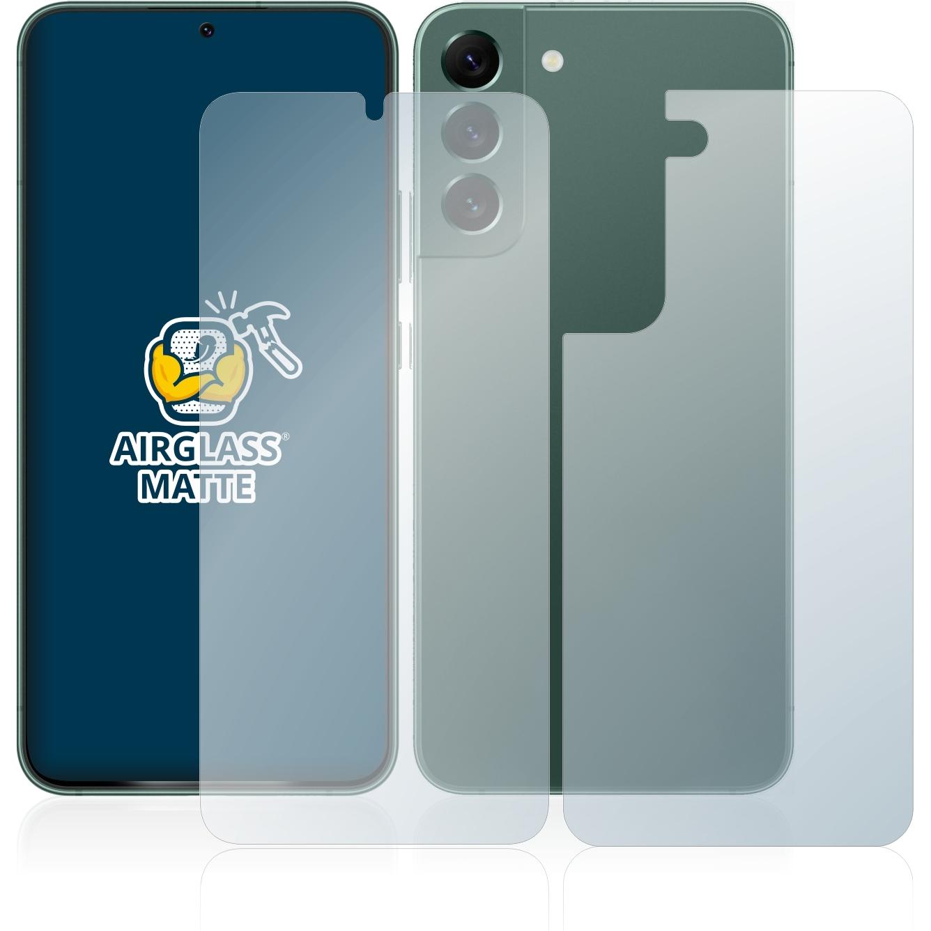 Thumbnail - BROTECT AirGlass Panzerglasfolie Matt (1 Stück, Samsung Galaxy S21), Smartphone Schutzfolie, Grau