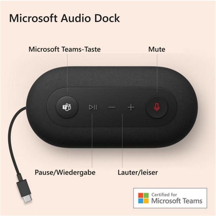 Actual product image Microsoft Audio Dock (USB-C, 5 Ports)