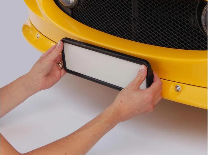 Image du produit Easyklick Porte-plaques d'immatriculation long format (Avant + arrière, Format long)