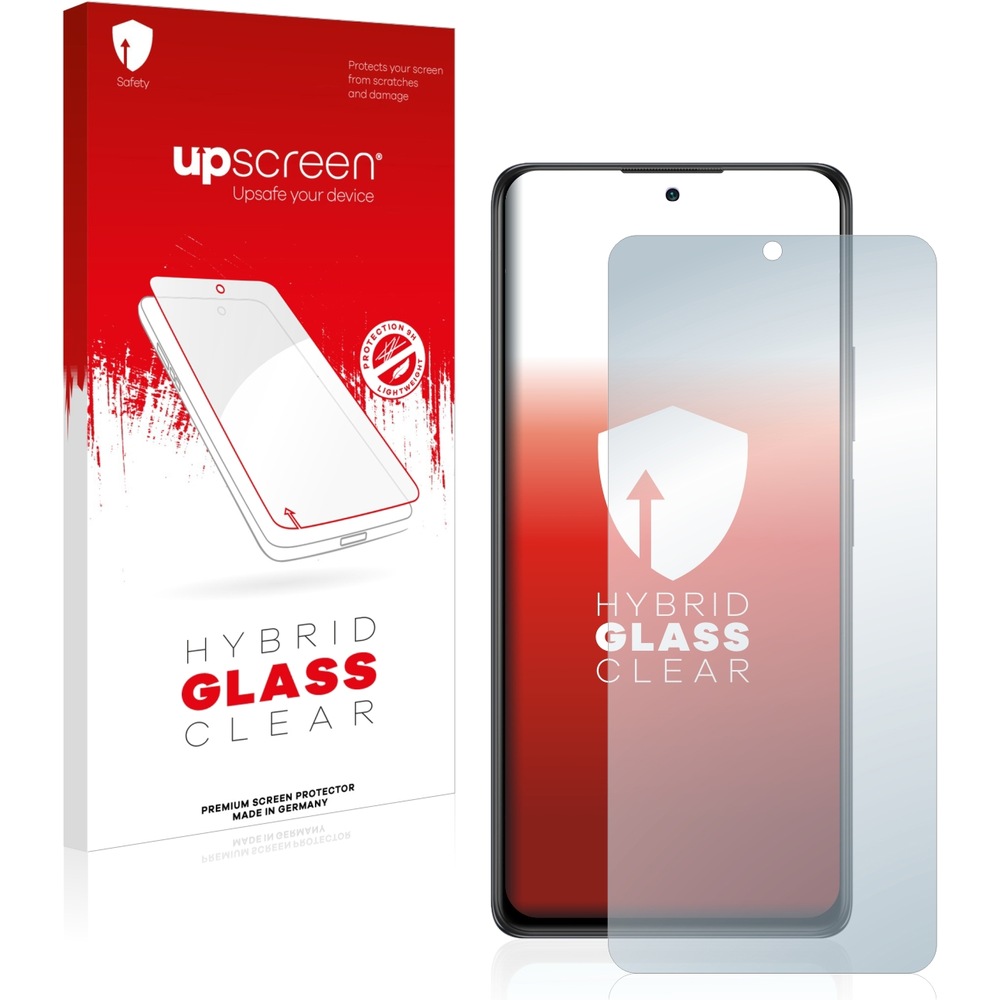 upscreen Scratch Shield Panzerglasfolie (1 Stück, Xiaomi Redmi Note 10 Pro), Smartphone Schutzfolie, Transparent