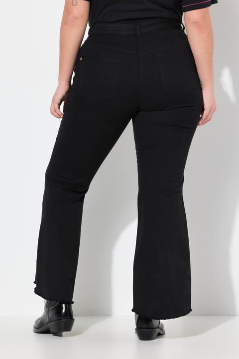 Produktbild Angel of Style Jeans, ausgestellt, gerundeter Fransensaum (54)