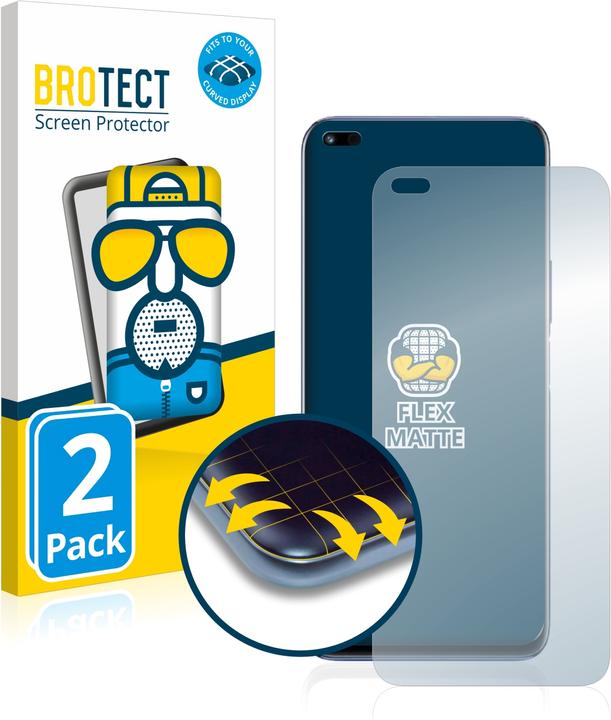 Produktbild BROTECT Full-Cover Displayschutz Matt (2 Stk., Huawei Nova 8i)
