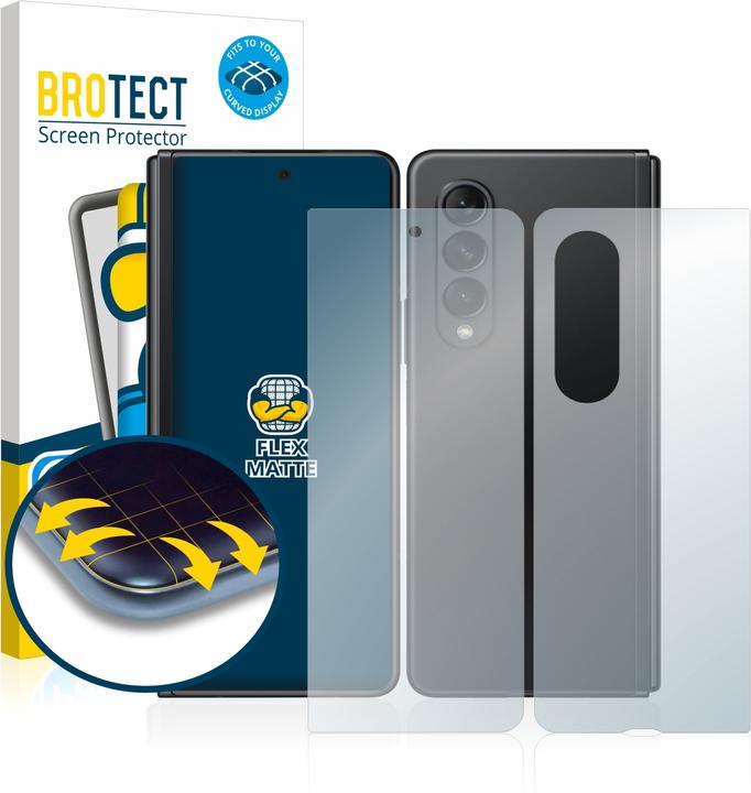 Immagine prodotto BROTECT Full-Cover Pellicola Opaca (2 pz., Samsung Galaxy Z Fold3)
