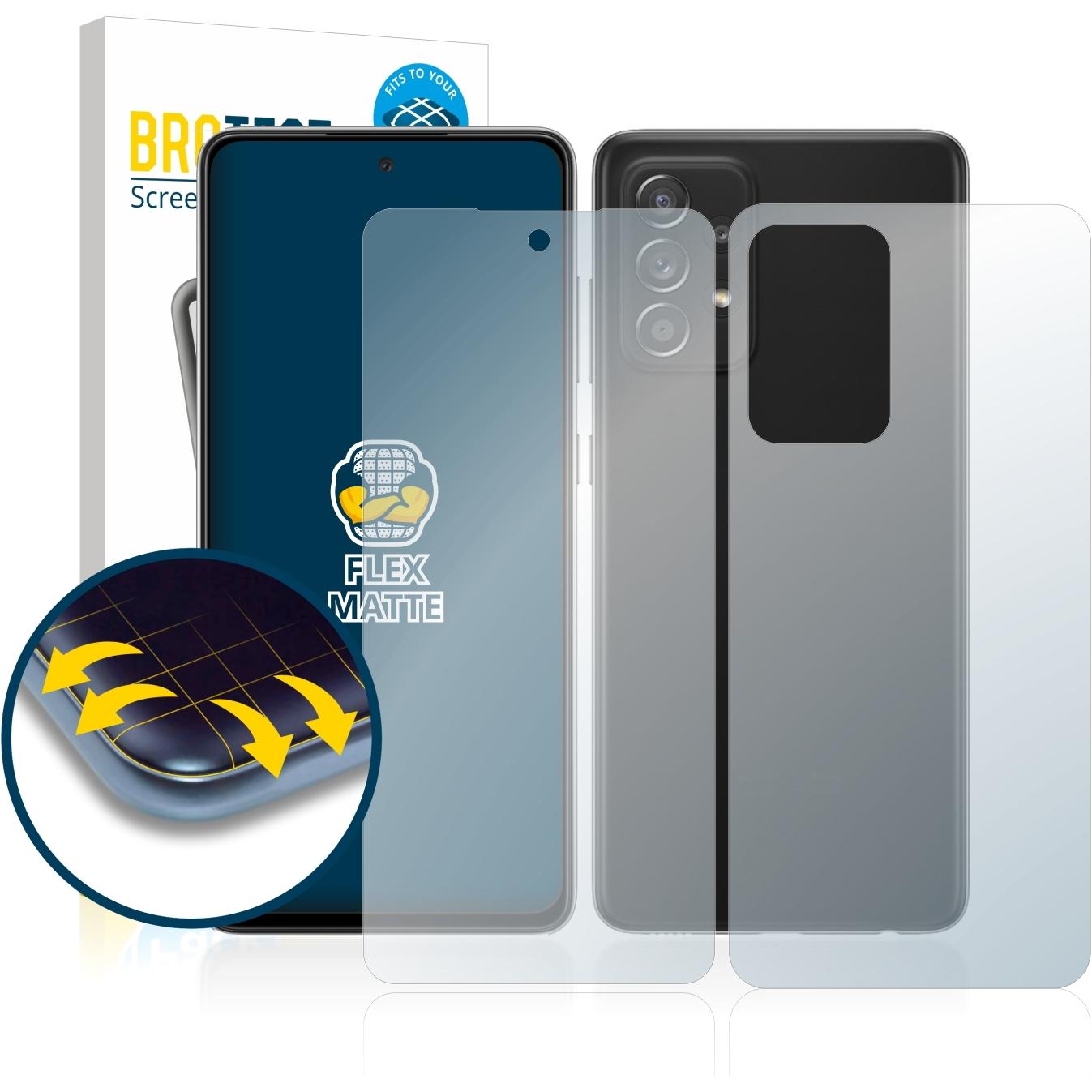 Thumbnail - BROTECT Full-Cover Displayschutz Matt (2 Stück, Samsung Galaxy A52s 5G), Smartphone Schutzfolie, Grau