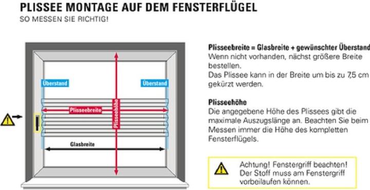 Produktbild Gardinia Plissee Concept Tageslicht (70 x 130 cm)