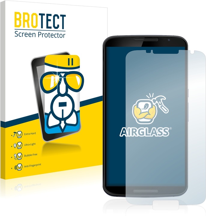 Actual product image BROTECT AirGlass Glass (1 Piece, Motorola Nexus 6)