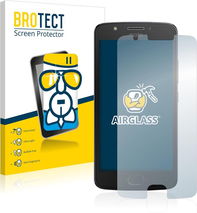 Actual product image BROTECT AirGlass Glass (1 Piece, Motorola Moto E4)