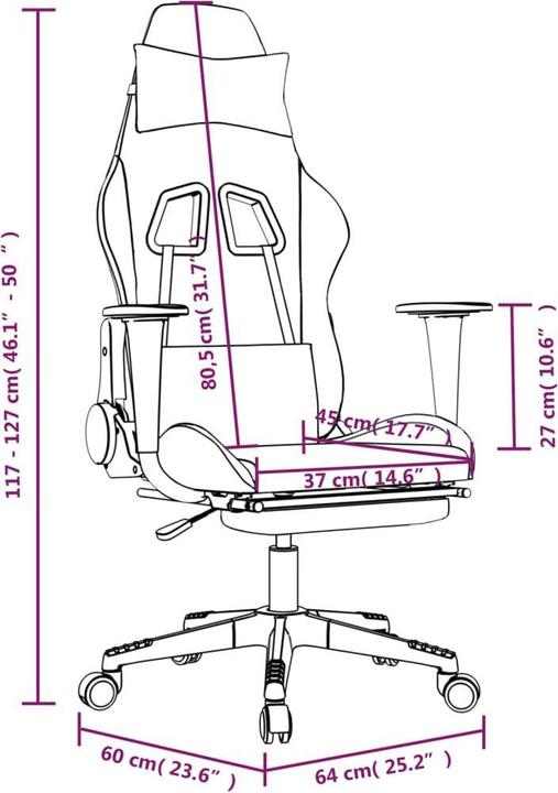 Immagine prodotto vidaXL Gaming-Stuhl