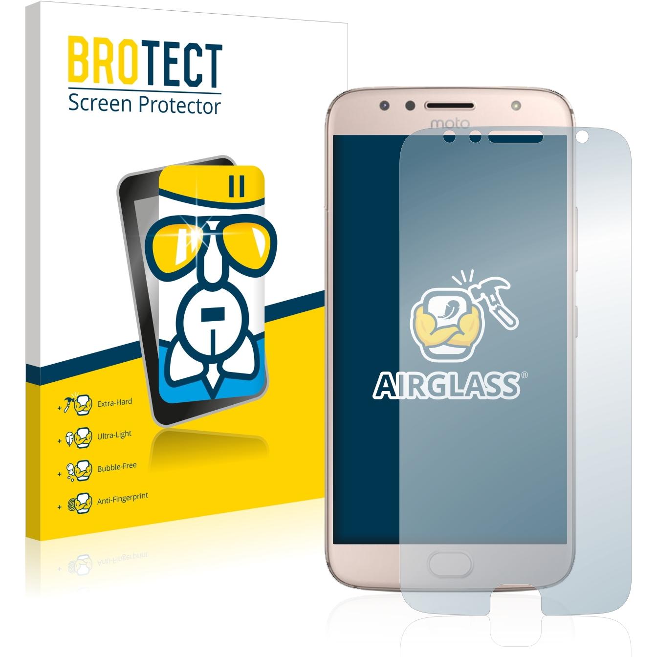 Thumbnail - BROTECT AirGlass Panzerglasfolie (1 Stück, Motorola Moto G5S Plus), Smartphone Schutzfolie, Transparent