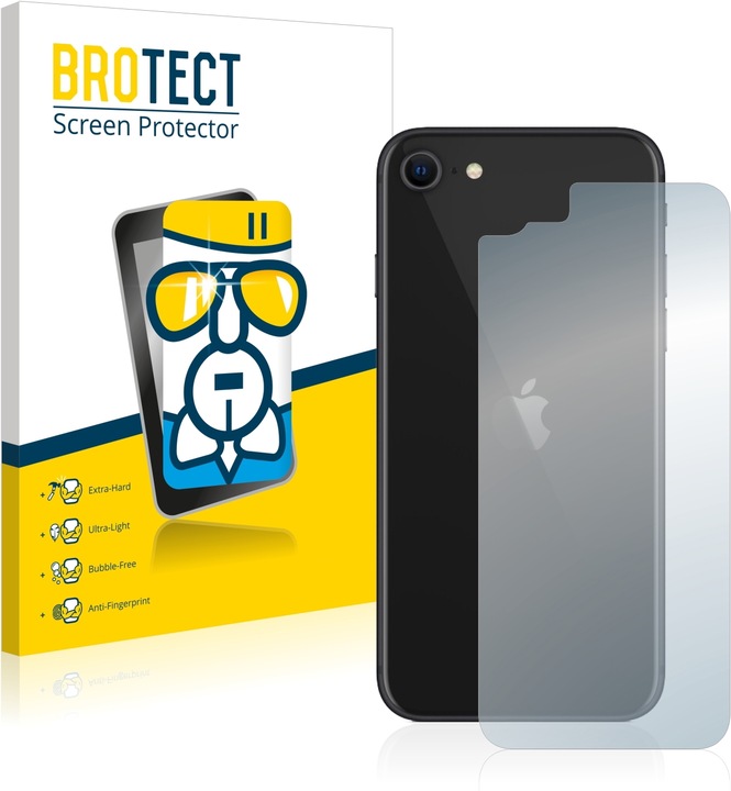 Produktbild BROTECT AirGlass Panzerglasfolie (1 Stück, Apple iPhone SE (2nd Gen))