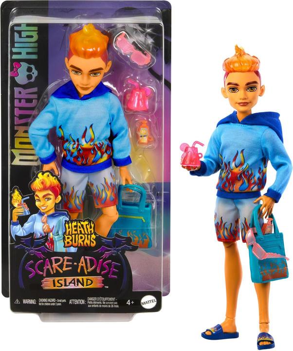 Image du produit Monster High Poupée Scare-adise Island Heath Burns