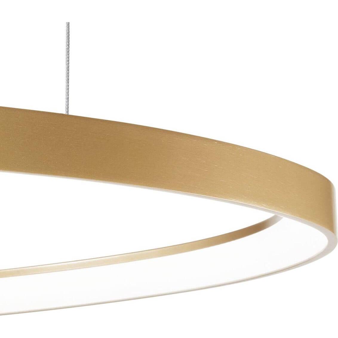 Thumbnail - Ideal lux, Pendelleuchte, GEMINI LED Pendelleuchte 38W Messing warmweiss 247243 (5100 lm)