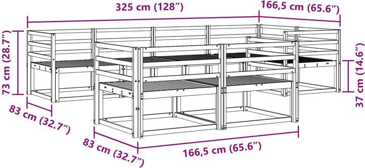 Produktbild vidaXL Gartenmöbel