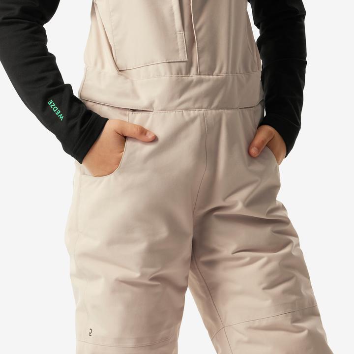 Produktbild Wedze Snowboardhose Latzhose Kinder Piste - 500 weiss (164)
