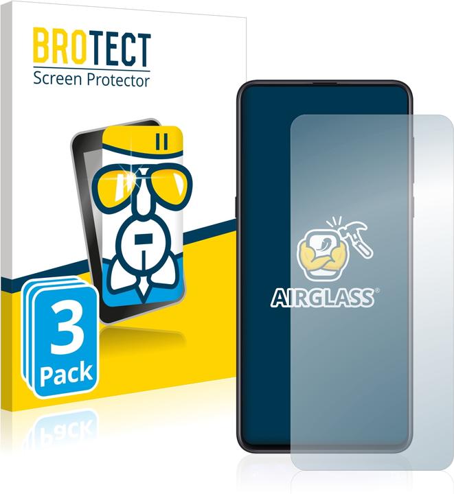 Actual product image BROTECT AirGlass Glass (3 pcs., Mi Mix 3 5G)