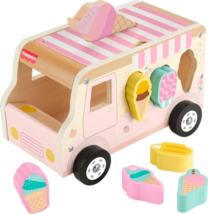 Produktbild Fisher-Price ZuckersÃ¼ÃŸer Holz-Eiswagen