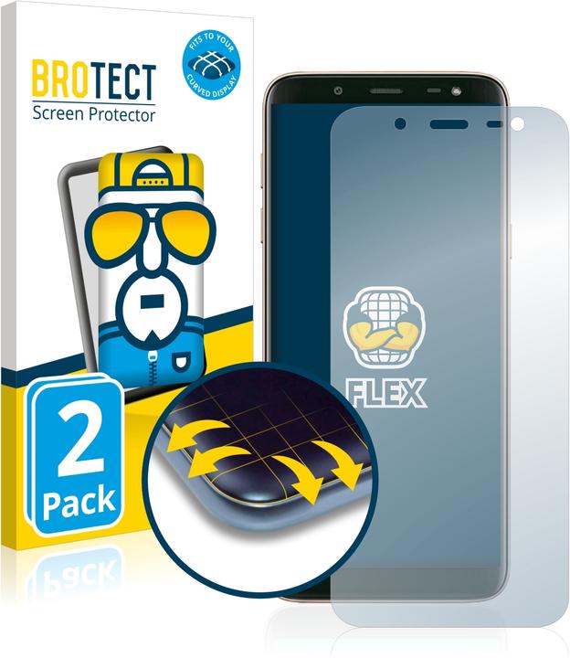 Produktbild BROTECT Full-Cover Displayschutz (2 Stück, Samsung Galaxy J6 (2018))