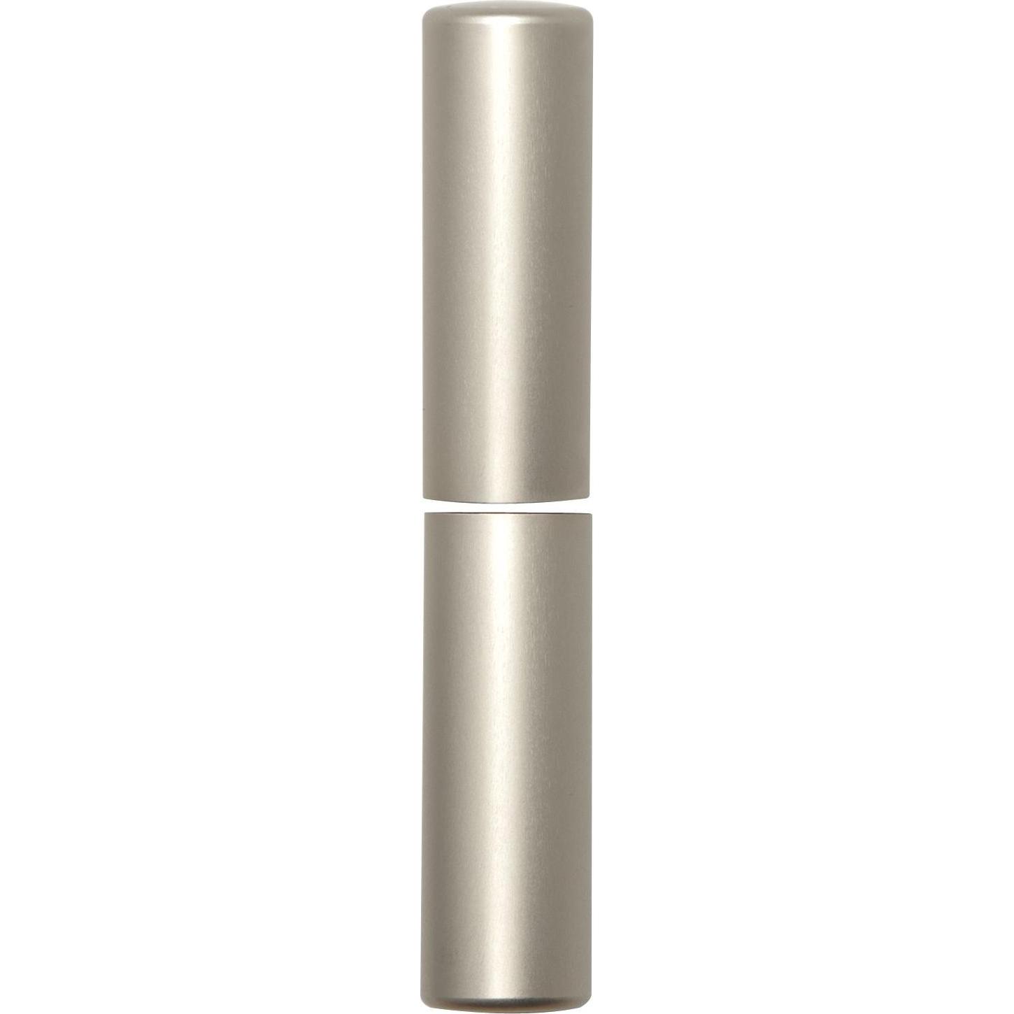 SFS, Türbeschlag + Scharnier, Aufsteckhülse 3-DIM flachrund zu Türband ø 20mm Höhe 112mm Alu vernickelt matt