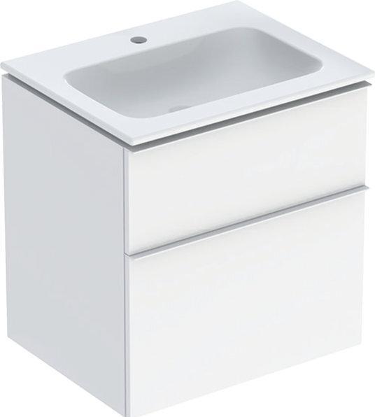 Produktbild Geberit iCon Set Möbelwaschtisch mit Unterschrank, 2 Schubladen, 60x63x48 cm, 502331
