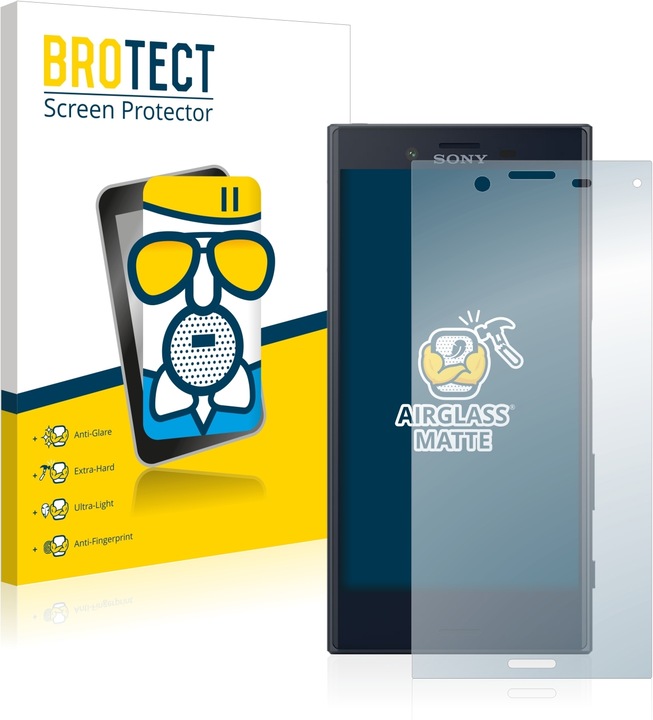 Produktbild BROTECT AirGlass Panzerglasfolie Matt (1 Stück, Sony Xperia X Compact)